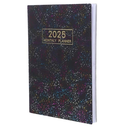 HAPINARY Zeitplan 2025 Planer Zeitschrift Planer 2025 Zeitplan Buch Multifunktionaler Akademischer Planer Praktischer Tagesplaner Kalenderplaner-notizblock Monatsplaner Dowling-papier von HAPINARY