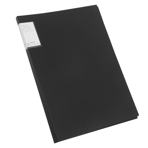 HAPINARY büroorganisation büroartikel aktenmappe wischtelgeschenk office zubehör mappen Anzeige Organisator aus Papier Datei Papierordner Dokumentenspeicherordner Aktenordner Plastik Black von HAPINARY