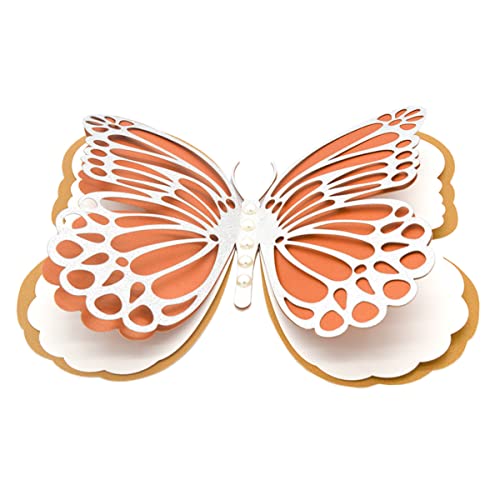 Schmetterling Wandtattoo Süße Zimmerdekoration Dekorationen Für Schlafzimmer Hochzeitsdekorationen Gefälschte Schmetterlinge Ballon Schmetterlingsanhänger Rose Gold Perlenpapier HAPINARY von HAPINARY