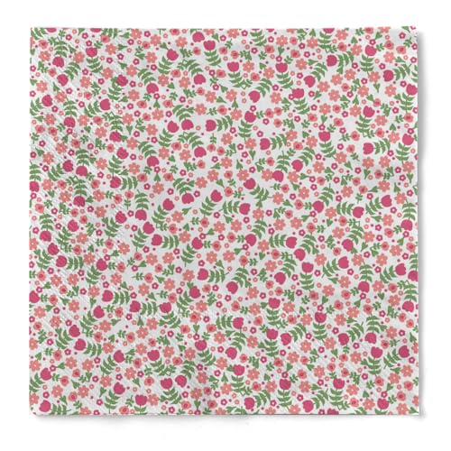 HAPPY PAPER Serviette "Free Pink" (Blumen) aus Tissue, Einwegserviette ideal für Sommerfeste & Gartenpartys, 33 x 33 cm, 20 Stück von HAPPY PAPER