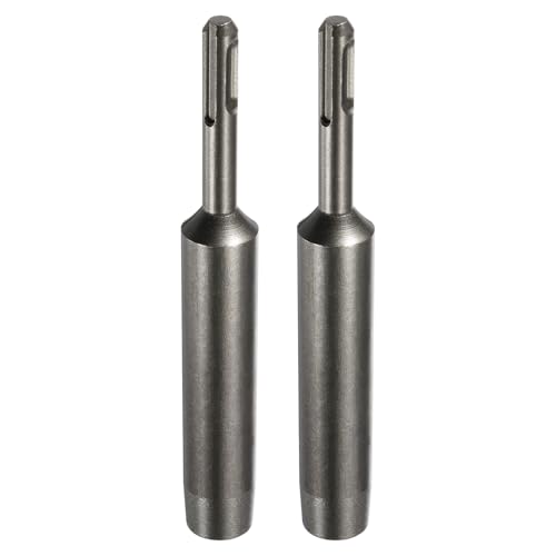 HARFINGTON 2 Stück Plus SDS-Erdungsstangen-Schraubendreher, 23/64 Zoll für 1,6 cm Bodenstangen, Schraubendreher-Adapter-Bits für Bohrhammer, Bohrwerkzeug, 16,5 cm lang von HARFINGTON