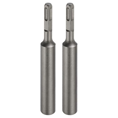 HARFINGTON SDS Max Erdungsstangen-Treiber, 68,4 cm für 1,6 cm Bodenstangen, Schraubendreher-Adapter-Bits für Bohrhammer, Bohrwerkzeug, 16,5 cm lang, 2 Stück von HARFINGTON