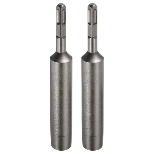 HARFINGTON SDS Max Erdungsstangen-Treiber 23/162,6 cm für 25/32 Zoll Bodenstangen, Schraubendreher-Adapter-Bits für Bohrhammer, Bohrwerkzeug, 17,8 cm lang, 2 Stück von HARFINGTON