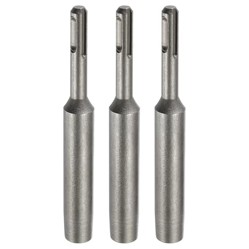 HARFINGTON SDS Max Erdungsstangen-Treiber 23/64 Zoll für 17/32 Zoll Bodenstangen, Schraubendreher-Adapter-Bits für Bohrhammer, Bohrwerkzeug, 14,5 cm lang, 3 Stück von HARFINGTON