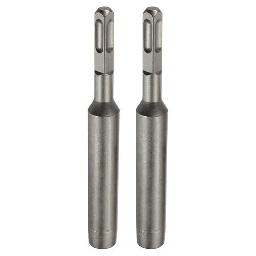 HARFINGTON SDS Max Erdungsstangen-Treiber 23/64 Zoll für 19/32 Zoll Bodenstangen, Schraubendreher-Adapter-Bits für Bohrhammer, Bohrwerkzeug, 16,5 cm lang, 2 Stück von HARFINGTON