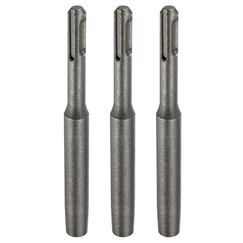 HARFINGTON SDS Max Erdungsstangen-Treiber 23/64 Zoll für 5/16 Zoll Bodenstangen, Schraubendreher-Adapter-Bits für Bohrhammer, Bohrwerkzeug, 14,5 cm lang, 3 Stück von HARFINGTON