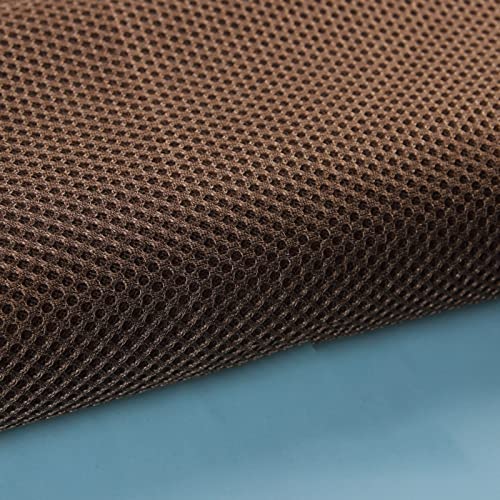 HARICSET Mesh Stoff Air Mesh 160 cm Breit Leichte Polyester Sportbekleidung Sportbekleidung Badebekleidung Tanzbekleidung Yogabekleidung Tischdecke(Size:1.6 * 1m,Color:Braun) von HARICSET