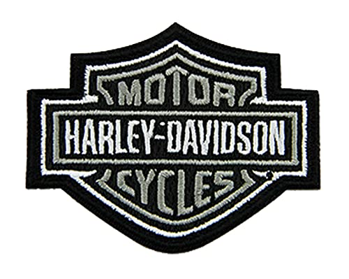 Harley-Davidson Aufnäher 3″ Bar & Shield Patch B&W von HARLEY-DAVIDSON