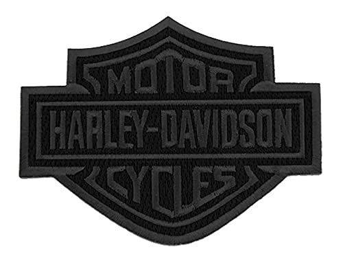 Harley-Davidson Aufnäher 4″ Bar & Shield Blackout Patch von HARLEY-DAVIDSON