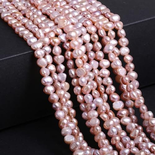 HAVLOC 20-160PCS Natürliche Süßwasser Perle Rosa Weiß Reis Perlen für Schmuck Machen Unregelmäßige Perlen DIY Ohrringe Armband Halskette von HAVLOC