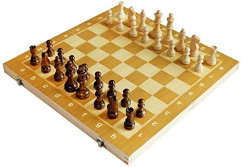 Gelegenheitsspiele Wohnaccessoires Schachspiel Klappbares Brett Hochwertige handgefertigte Holzfiguren Komplett FIDE-konform Stimulieren Sie Ihr Gehirn Trainieren Sie Ihren Geist 3 von HAVVMK