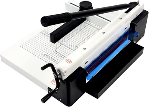 HAVVMK Hochleistungs-Guillotine-Schneidemaschine, 1,5' Stapelschnitt, 12' Schneider mit Infrarot-Positionierung, Schnittlängen, Metallbasis für Fabriken, Schulen, Büros HAVVMK Hochleistungs-Guillotine-Schneidemaschine, 1,5' Stapelschnitt, 12' Schneider mit Infrarot-Positionierung, Schnittlängen, Metallbasis für Fabriken, Schulen, Büros von HAVVMK