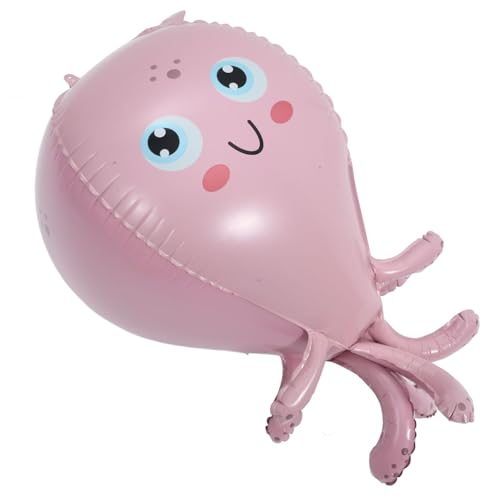 Dreidimensionaler Oktopus-Ballon Oktopus aufblasbarer Ballon Hochzeitsballons Fotoballon Folienballon spielzeug luftballons Partyballons als Gastgeschenke Oktopus-Ballons Rosa HAWILLOSCH von HAWILLOSCH