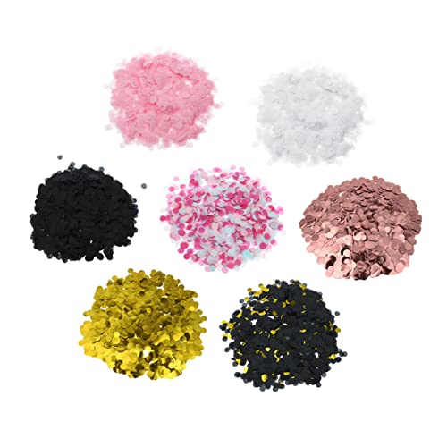 HAWILLOSCH 1cm Golden Konfetti Für Luftballons 50g Hochzeits Und Geburtstagsdekoration Bunte Ballonfüllung Für Unvergessliche Partys Und Feierlichkeiten von HAWILLOSCH