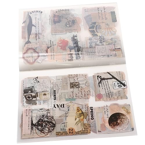 HAWILLOSCH 1 Packung Haustieraufkleber Buchaufkleber Für Journaling Hochzeitsdekorationen Für Zeremonien Computerzubehör Zum Tragen Von Post Memo Antikes Scrapbooking Journaling von HAWILLOSCH