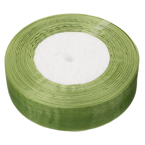 HAWILLOSCH 1 Rolle Chiffon- Schleifenband Dekorationsband geschenkverpackung geschenkschleife Paketband für den täglichen Gebrauch Geschenkband für den täglichen Gebrauch Nylon Green von HAWILLOSCH