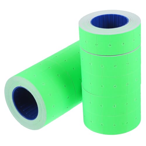 HAWILLOSCH 1 Rolle Preisschildpapier Etikett Aufkleber Selbstklebendes Leeres Preisschild Preisschilder Für Waren Selbstklebendes Preisschild Green von HAWILLOSCH