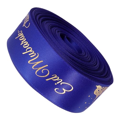 HAWILLOSCH 1 Rolle Ramadan-Festband ribbon bandfeile dekoration geschenkband festables rätsche Packband vorhanden Ramadan-Packband Bowknot-Gurt packen Ramadan-Bänder selbst basteln Polyester von HAWILLOSCH