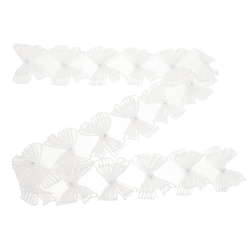 HAWILLOSCH 1 Rolle Schleife Handgemachte Blumen Kleidung Dekoration Verschönerung Des Hochzeitskleides Brautkleid Trimmen Haarschleifenmaterial Nähen Von Applikationen Diy Kleiderband Stoff von HAWILLOSCH