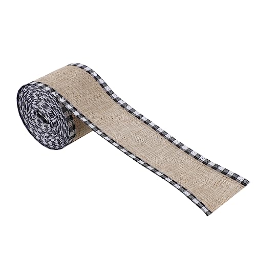 HAWILLOSCH 1 Rolle Schleife Hochzeitsdekorationen für die Zeremonie Kranzband Geschenkverpackungsband seidenband ribbon verpackungsband für weihnachten Bowknot-Band machen Polyester Black von HAWILLOSCH