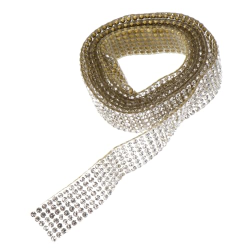 HAWILLOSCH 1 Rolle Von Strass-ribbon-trim Diy-handwerk Hochzeitskleidung Schmuck Dekorationen von HAWILLOSCH