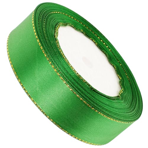 HAWILLOSCH 1 Rolle schneidbares Geschenkband seidenband ribbon Blumenverpackungsband schneidbares Paketband blumenkranz hochzeitsgeschenk DIY liefert gestaltetes Paketband Stoff Light Green von HAWILLOSCH