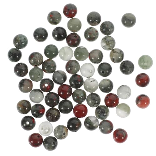 HAWILLOSCH 1 Saite Afrikanische Blutsteinperlen Perlen liefert Perlen für die Schmuckherstellung natursteinperlen gemstone beads Perlen für die Herstellung von Armbändern DIY-Material von HAWILLOSCH