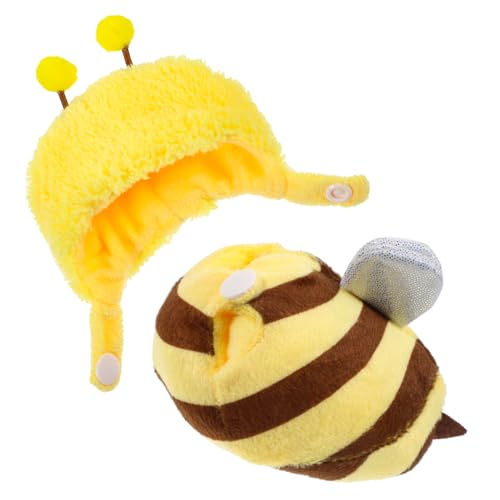 HAWILLOSCH 1 Satz Bienen-Babykleidung Zarte Puppenkleidung Wiederverwendbares Puppenkleid Schönes Puppenkostüm Dekoratives Puppenkostüm Puppen-Cartoon-Kleidung Bezauberndes Puppendekor Stoff von HAWILLOSCH