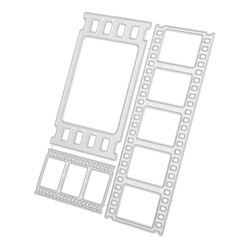 HAWILLOSCH 1 Satz Film sterben DIY Prägeform Stahl Ätzform Papier Schneidwerkzeug prägemaschine Handwerk Prägeform Stanzformen für zu Hause Stanzteile aus Metall Rostfreier Stahl Silver von HAWILLOSCH