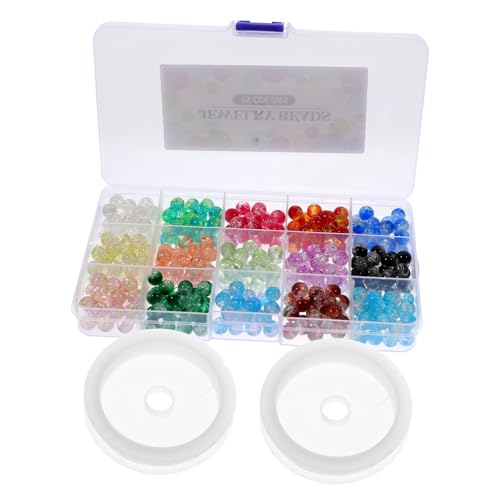 HAWILLOSCH 1 Satz Glasperlen schmuck selbstmachen bastelzeug beads dur-schmuck decor bastelsachen Armband schmuckperlen Schmuckherstellung aus Perlen Lose Perlen für die Schmuckherstellung von HAWILLOSCH