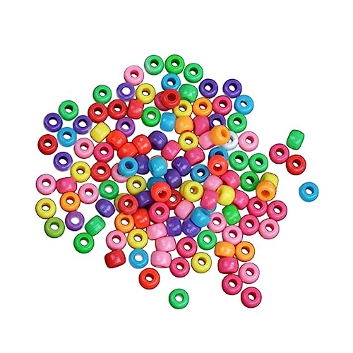 HAWILLOSCH 1 Satz -Perlen aus Kunststoff Perle der Regenbogenkette dekorative Perlen glatte Perlen DIY beads Children's beads anhänger DIY perlen glatte Kunststoffperlen Plastik von HAWILLOSCH