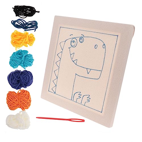 HAWILLOSCH 1 Satz Stickereizubehör Stickwerkzeuge Stickerei-Kits Stickset selber machen Häkelset für Kinder Häkelsets Handstickset Stickset für Kinder handgefertigte Stickmaterialien Bambus von HAWILLOSCH