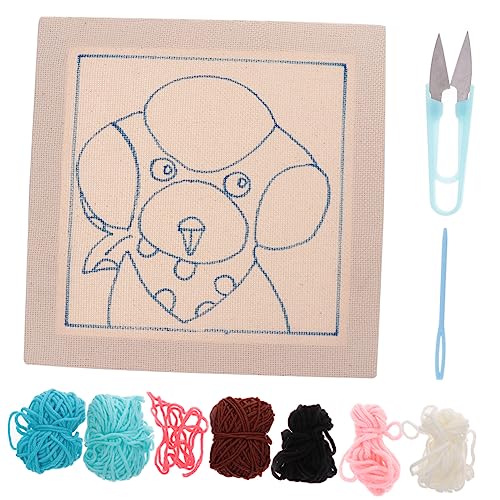 HAWILLOSCH 1 Satz Stickwerkzeuge embroidery kit wandverkleidung Wanddekoration wand polsterung Stanznadel-Starter-Kit Kunst- und Bastelset handgefertigte Stickmaterialien Stickereizubehör von HAWILLOSCH