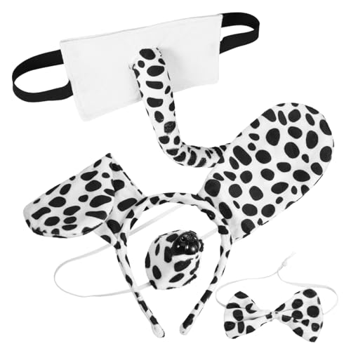 HAWILLOSCH 1 Satz Tierisches Stirnband Frauen Kopfschmuck Ohren Stirnband Foto-requisiten Ohren-stirnband Party Dekoratives Stirnband Cosplay-zubehör Hundekostüm-set Tierkostüm Stoff von HAWILLOSCH