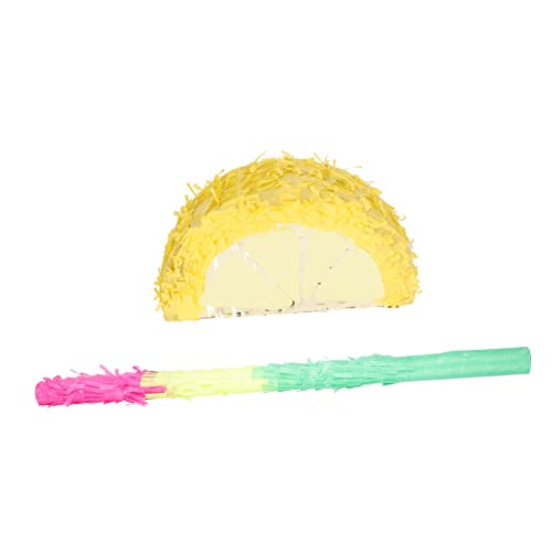 HAWILLOSCH 1 Satz Zitronen-Piñata einzigartige Briefmarken Kinder Pinata lustige Piñata-Spielzeuge funnytoys funny toys Kinderspielzeug Geburtstag Piñata Aluminiumfolie Yellow von HAWILLOSCH