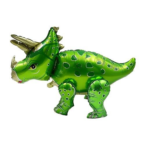 HAWILLOSCH 1 Stk Dinosaurier-aluminium-membran-ballon Tierballons Wandelnder Ballon 3d-dinosaurier-partyballon Tiere Folienballons 3d-dinosaurier-ballon Heißluftballon Green Aluminiumfolie von HAWILLOSCH