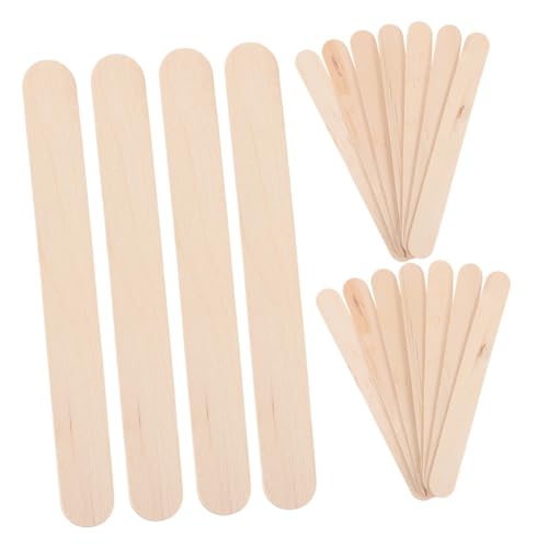 HAWILLOSCH 10 Packungen Farbe Eis Am Stiel Eis Sticks Jumbo-bastelstöcke Mini-bastelstäbe Kleine Eisstiele Farbige Eisstiele Zum Basteln Eisstiele Für Lebensmittel Cakesicle-formstab Holz von HAWILLOSCH