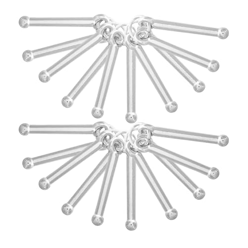 HAWILLOSCH 10 Stück Elegante Zinklegierung Drumstick Charms DIY Material Schmuckherstellung Versorgung Schlüsselanhänger Zubehör Drumstick Schmuck Design Mini Drumstick Charm von HAWILLOSCH