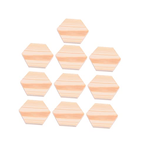 HAWILLOSCH 10Stücke Polygonale Holzblöcke Hochwertigem Kiefernholz DIY Holzbrett für Handwerksprojekte Vielseitig Einsetzbar HAWILLOSCH 10Stücke Polygonale Holzblöcke Hochwertigem Kiefernholz DIY Holzbrett für Handwerksprojekte Vielseitig Einsetzbar von HAWILLOSCH