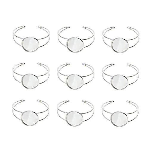 HAWILLOSCH 10Stücke Verstellbares Kupferarmband Mit Runden Einstellungen Für DIY Schmuckherstellung Für Handwerk Und Elegant Hohe HAWILLOSCH 10Stücke Verstellbares Kupferarmband Mit Runden Einstellungen Für DIY Schmuckherstellung Für Handwerk Und Elegant Hohe von HAWILLOSCH