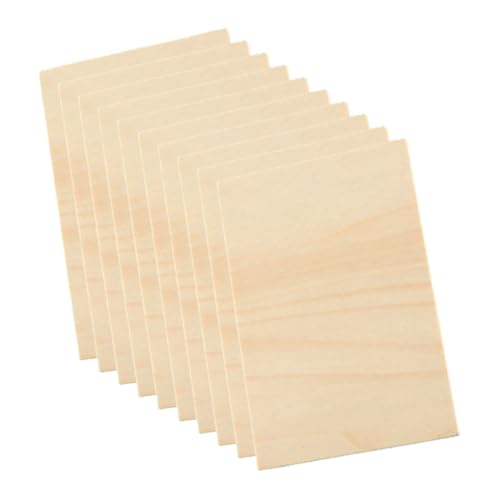 HAWILLOSCH 10st Brett Aus Lindenholz Diy-holzbretter Zum Basteln Holzbretter Gravieren Holzspäne Für Diy Holzbretter Selber Machen Holzplatte Bastelzubehör Selber Machen Leere Holzbretter von HAWILLOSCH