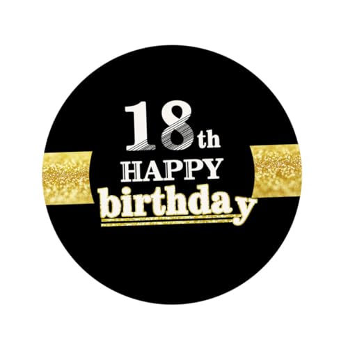 HAWILLOSCH 12 Stück Happy Birthday Aufkleber Zum 18 Geburtstag Selbstklebende Sticker Für Geburtstagsfeier Dekoration Karten Und von HAWILLOSCH