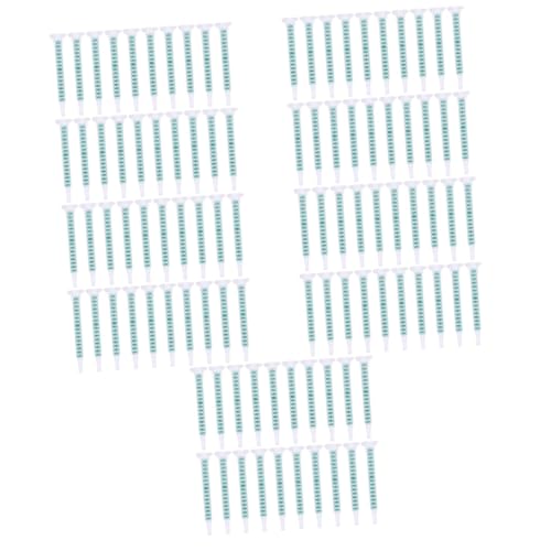 HAWILLOSCH 150 Stk Dosierschlauch mischen ab Leimmischrohr Epoxid-Mischspitze AB-Mischrohr Zweiteiliges Leimmischrohr werkzeug Applikatoren für Harzmischer Epoxid-Mischrohr Epoxidharz Green von HAWILLOSCH