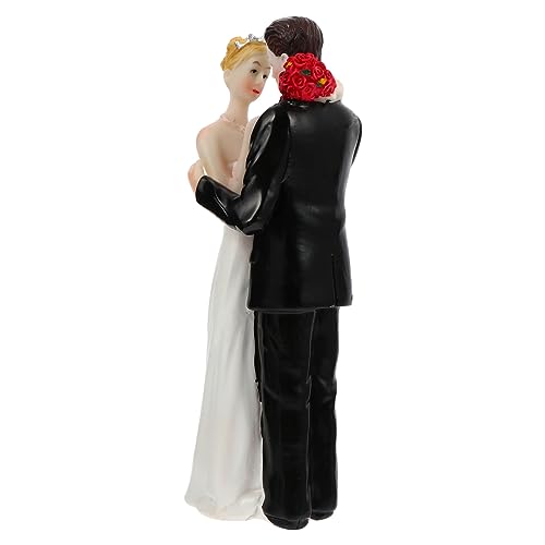 HAWILLOSCH 1Pc Kreativer Hochzeit Kuchen Topper Aus Harz Torten Dekoration Für Partys Personalisierbare Tortenstecker Für Taufe Und Besondere Anlässe Essbare Fondant Figuren von HAWILLOSCH