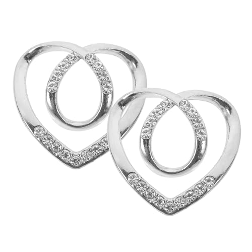 HAWILLOSCH 2 Stück Strass Schal Schnalle Ringe Modische Broschen Mit Perlen Elegante Schal Clips Für Kleidung Und Accessoires Schmuck Für Besondere Anlässe von HAWILLOSCH