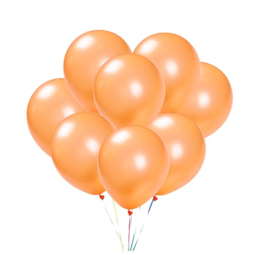 HAWILLOSCH 20 Stück 10 Zoll Latexballons Orange Verdickte Perlmuttglänzende Luftballons Für Geburtstagsdekorationen Und Partys Ideal Für Festliche Anlässe Und Feiern von HAWILLOSCH