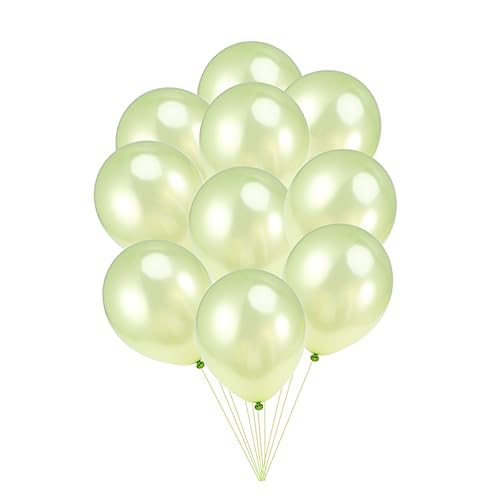 HAWILLOSCH 20 Stück 12 Zoll Hellgrüne Latexballons Für Hochzeit Geburtstag Und Party Dekoration Ideal Für Feierlichkeiten Und Events Luftballons Lebendiger Farbe von HAWILLOSCH