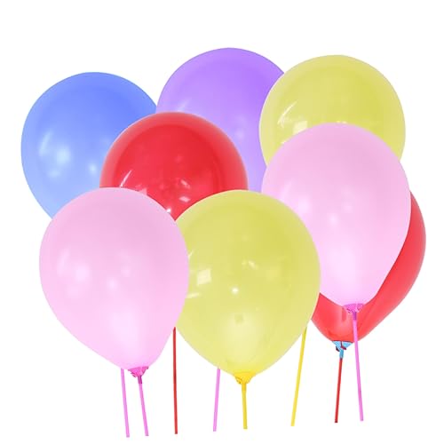 HAWILLOSCH Latex Ballons Verschiedenen Farben Dekorative Luftballons Für Partys Hochzeiten Und Geburtstagsfeiern Farbe Zufällig von HAWILLOSCH