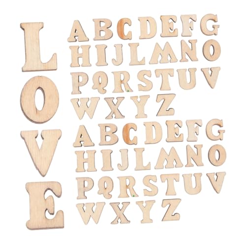 HAWILLOSCH 200 Stück Buchstaben Holzspäne Decoupage Papier Holz Alphabet Dekor Buchstabenausschnitte Bastelbuchstaben Holzscheiben Zum Basteln Holzbuchstaben Holzausschnitte Zum von HAWILLOSCH