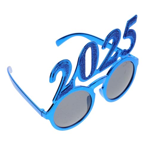 HAWILLOSCH 2025 Fotokabinen-requisiten Für Das Neue Jahr Brillen-requisiten Für Die Neujahrsparty Ausgefallene Partybrillen 2024 Brillen Sonnenbrille Neujahrsparty-brille Stk von HAWILLOSCH